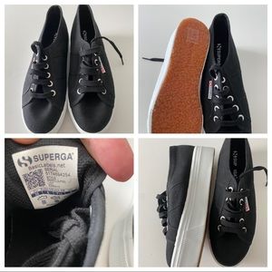 Superga Acto Linea Platform - black size 7.5